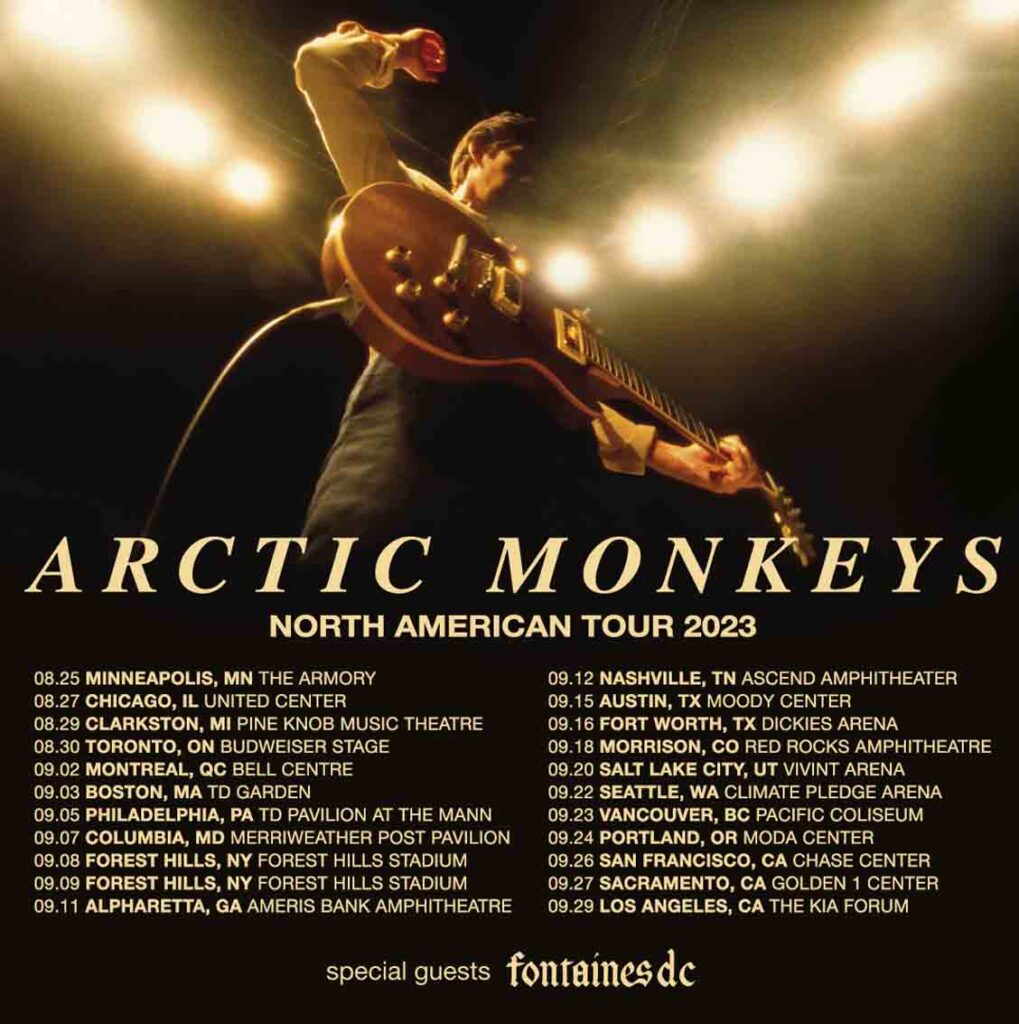 Arctic Monkeys announce 2023 North American tour The Heart Sounds